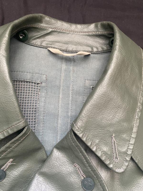 (Was £75) REPRODUCTION WW2 GERMAN DRK RUBBER COAT AND BELT — image 5