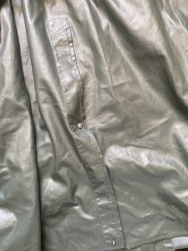 (Was £75) REPRODUCTION WW2 GERMAN DRK RUBBER COAT AND BELT — image 8