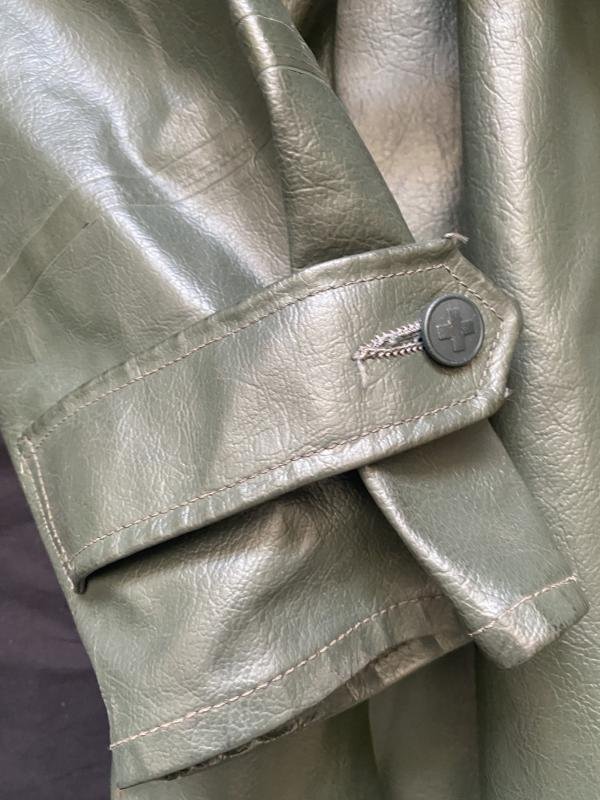 (Was £75) REPRODUCTION WW2 GERMAN DRK RUBBER COAT AND BELT — image 9