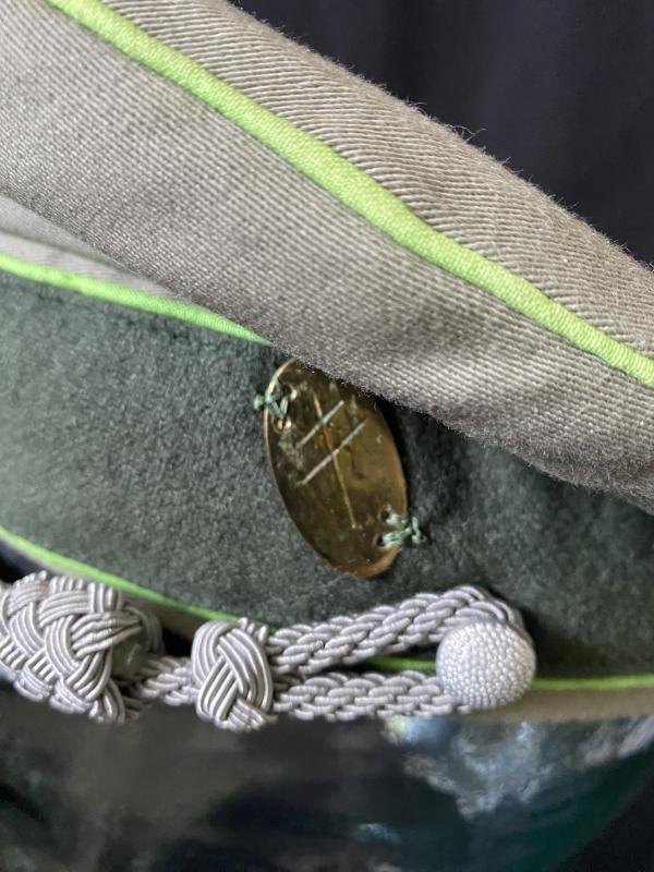 REPRODUCTION WW2 GERMAN PANZER GRENADIER VISOR CAP — image 4