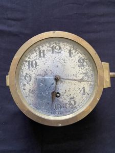 WW2 GERMAN KRIEGSMARINE U-BOAT 541 BULKHEAD CLOCK