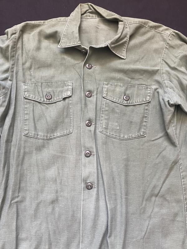 (Was £50) U.S. VIETNAM ERA OG 107 SHIRT — image 2