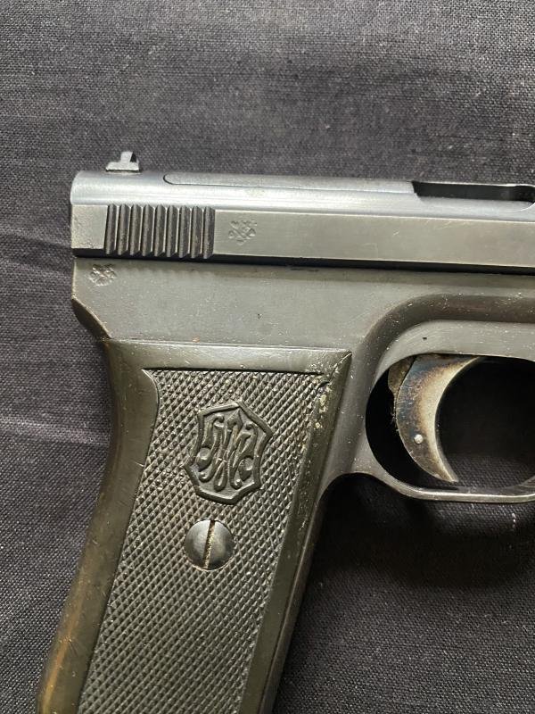 DEACTIVATED MAUSER MODEL 1910 .25ACP PISTOL (MATCHING) (UK DEACTIVATION) — image 5