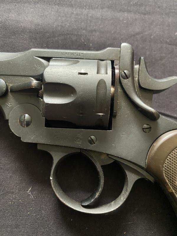 DEACTIVATED WEBLEY MK.II .455/.476 REVOLVER (MATCHING) (UK DEACTIVATION) — image 2