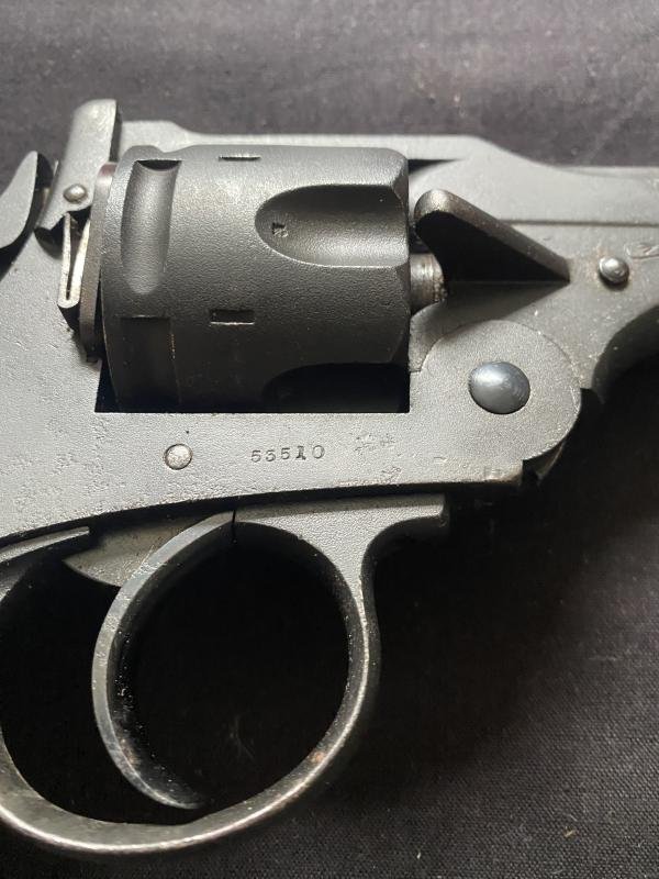 DEACTIVATED WEBLEY MK.II .455/.476 REVOLVER (MATCHING) (UK DEACTIVATION) — image 7