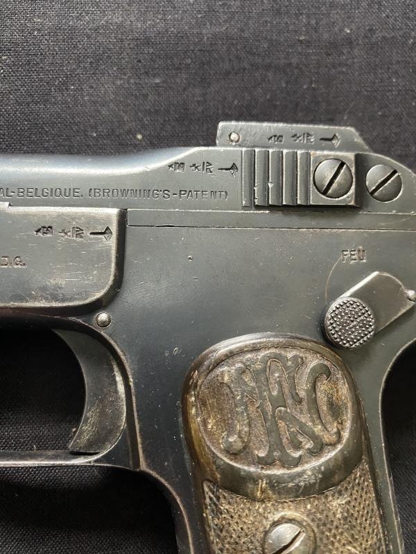 DEACTIVATED FN 1900 7.65 PISTOL (MATCHING) (UK DEACTIVATION) — image 3