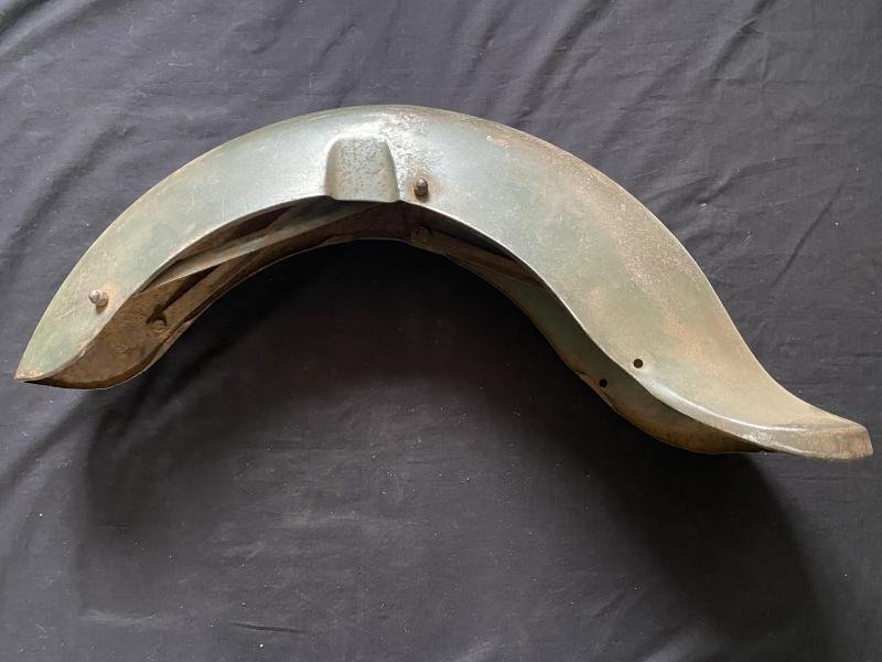 CHRISTMAS SPECIAL DAY 2 (WAS £695) WW2 GERMAN MOTORCYCLE SEAT/TANK AND WHEEL GUARD FROM NORMANDY (DEAD MAN'S CORNER) — image 6