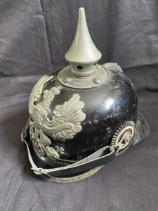 WW1 GERMAN 1915 MODEL ENLISTED MANS PICKELHAUBE