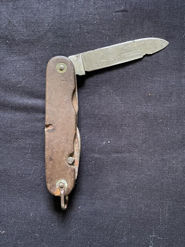 DUTCH 1966 AMEFA BROWN POCKET KNIFE — image 2