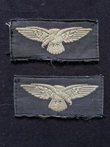 WW2 EMBROIDERED RAF AIRMANS ALBATROSS SLEEVE PATCHES
