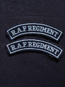 A SET RAF SHOULDER TITLES