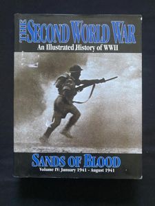 THE SECOND WORLD WAR SANDS OF BLOOD (HARD COVER)