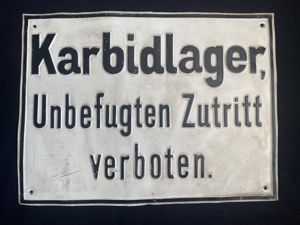 REPRODUCTION WW2 GERMAN SIGN