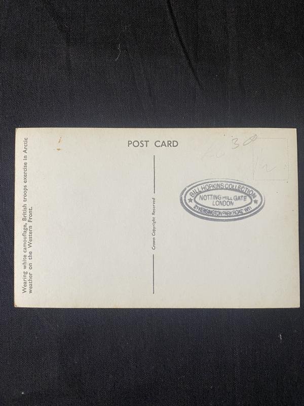 WINTER ON THE WESTERN FRONT POSTCARD — image 2