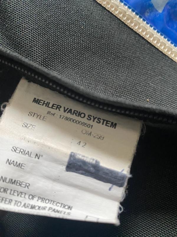 (Was £20) MEHLER TACTICAL PERSONNEL PROTECTION VEST — image 7