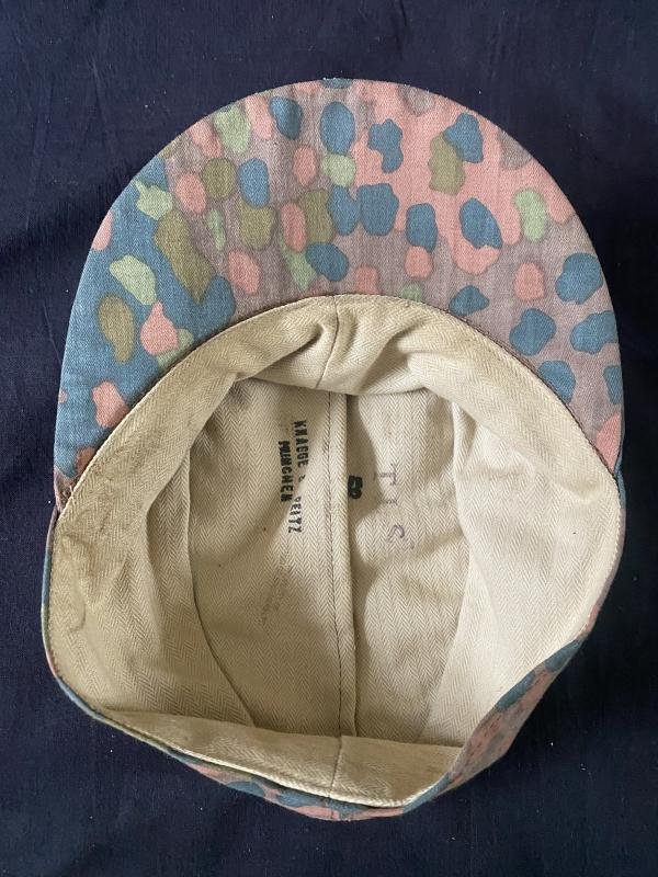 REPRODUCTION WW2 GERMAN WAFFEN SS CAMO CAP — image 4