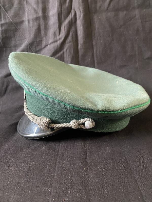 POST WAR GERMAN VISOR CAP TURNED INTO WW2 GERMAN VISOR CAP — image 3