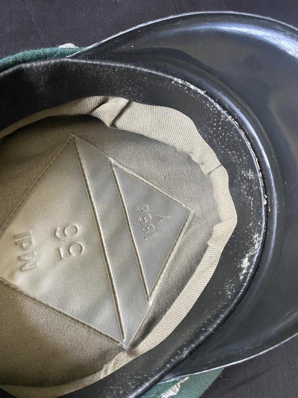POST WAR GERMAN VISOR CAP TURNED INTO WW2 GERMAN VISOR CAP — image 6