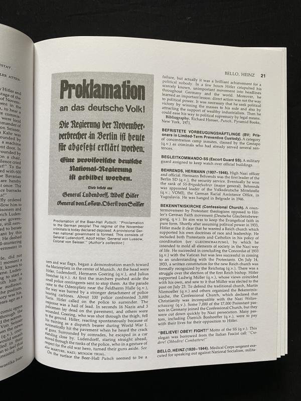 (was £6) ENCYCLOPEDIA OF THE THIRD REICH (HARD COVER) — image 3