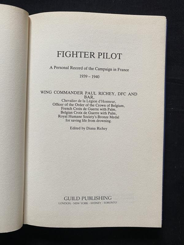 (was £5) FIGHTER PILOT (HARD COVER) — image 2