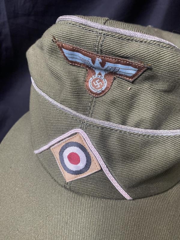 REPRODUCTION WW2 GERMAN AFRIKA KORP CAP — image 2