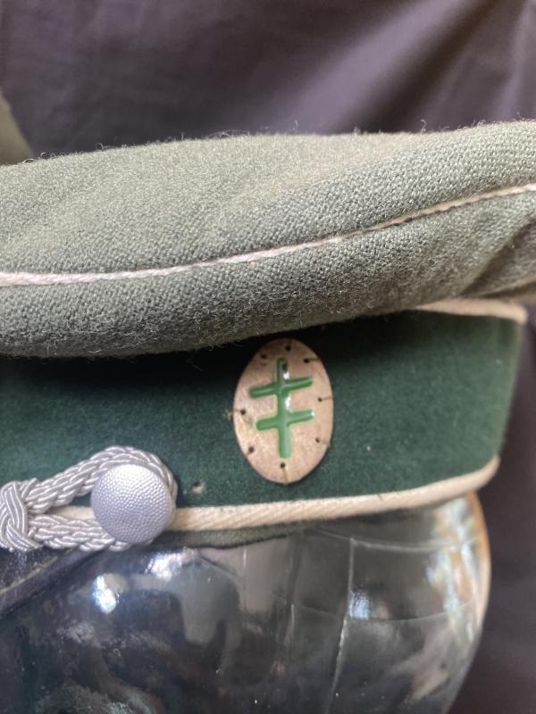 REPRODUCTION WW2 GERMAN INFANTRY OFFICER'S VISOR CAP — image 5