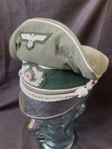 REPRODUCTION WW2 GERMAN INFANTRY OFFICER'S VISOR CAP