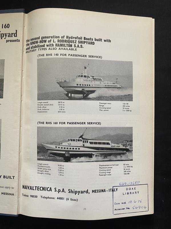 (was £25) JANE'S SURFACE SKIMMERS HOVERCRAFT AND HYDROFOILS 1974-75 — image 2