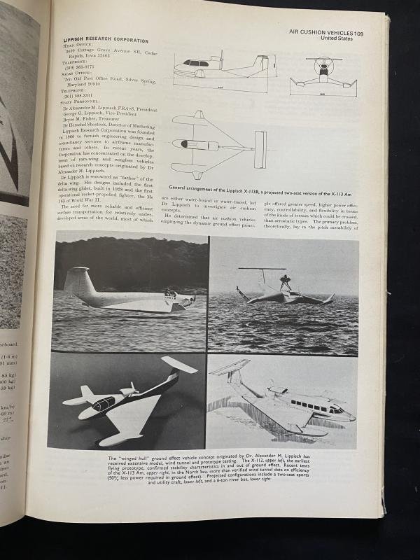 (was £25) JANE'S SURFACE SKIMMERS HOVERCRAFT AND HYDROFOILS 1974-75 — image 6