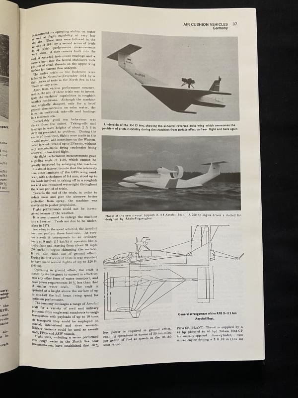 JANE'S SURFACE SKIMMERS HOVERCRAFT AND HYDROFOILS 1975-76 — image 3