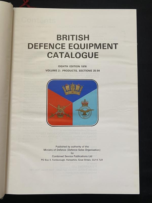 (Was £25) BRITISH DEFENCE EQUIPMENT CATALOGUE 1976 (HARD COVER) — image 2