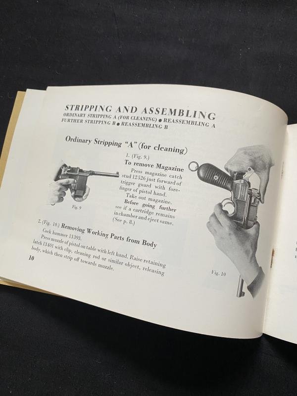 (was £35) THE ORIGINAL MAUSER AUTOMATIC SINGLE AND MACHINE FIRE PISTOL MANUAL — image 5