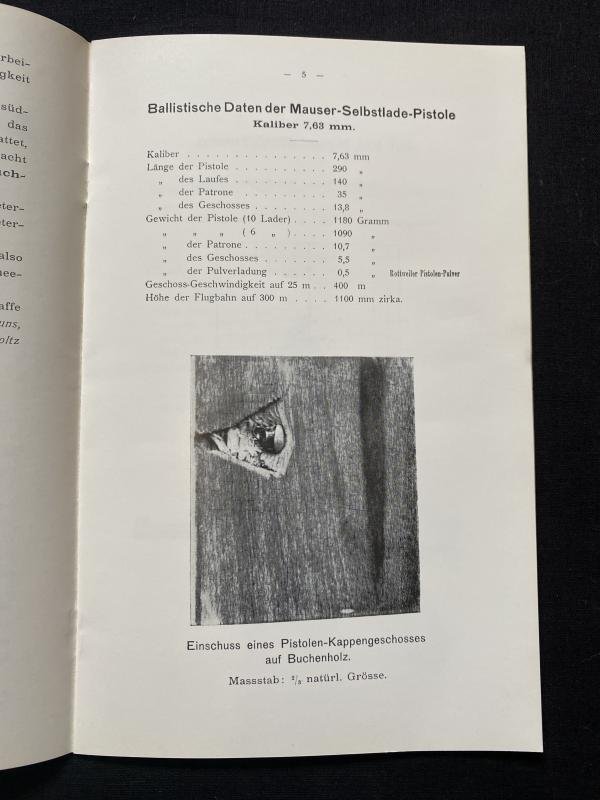 (was £35) MAUSER-SELBSTLADE-PISTOLE MANUAL — image 3