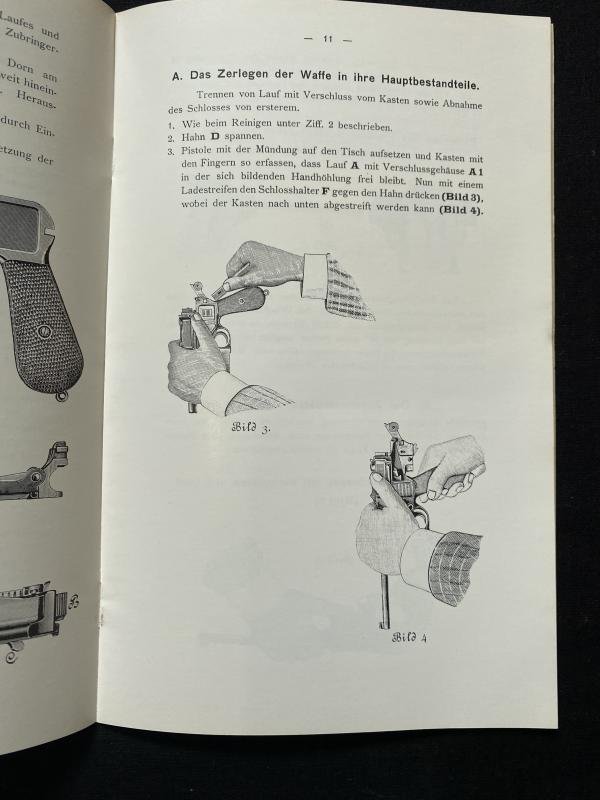 (was £35) MAUSER-SELBSTLADE-PISTOLE MANUAL — image 4
