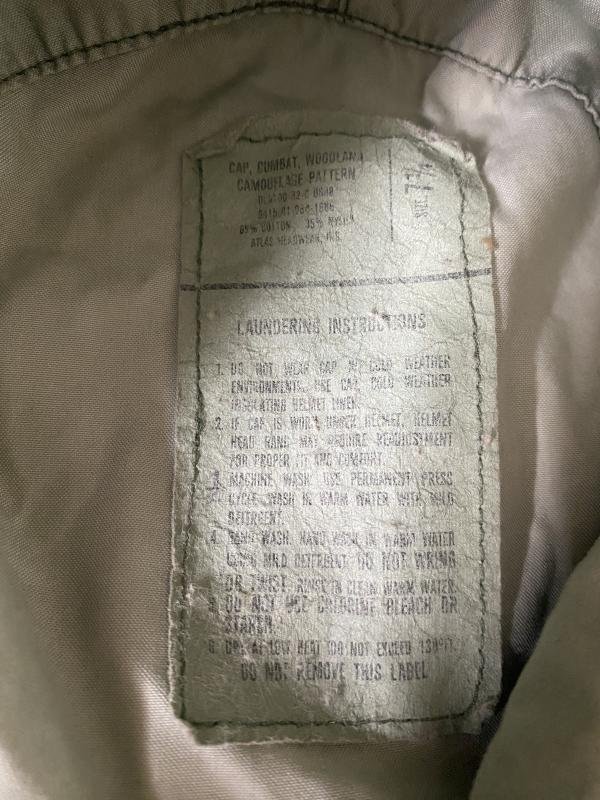 (Was £12) U.S. NAVAL WOODLAND CAMO COMBAT CAP — image 7