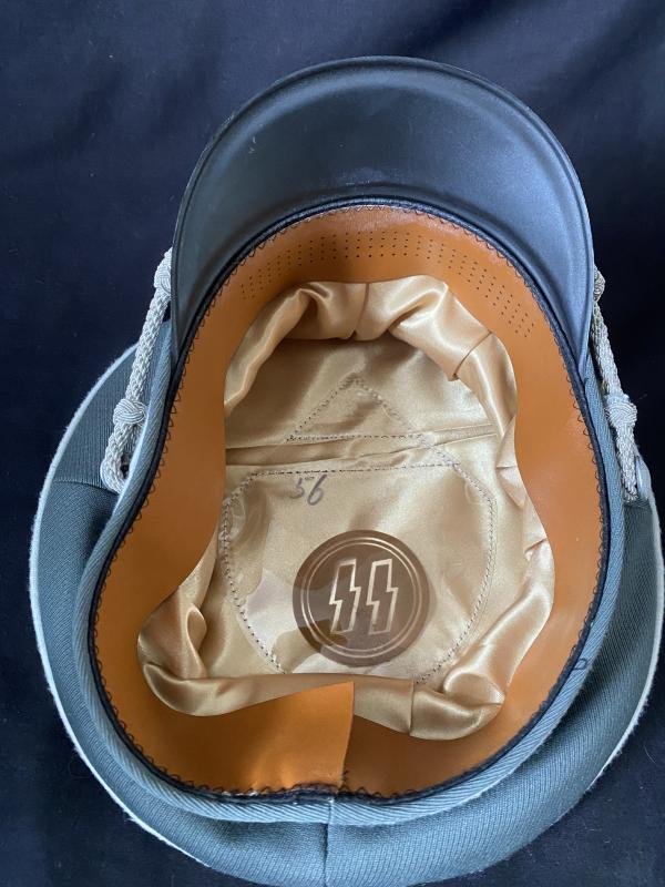 REPRODUCTION WW2 GERMAN SS INFANTRY VISOR CAP — image 6