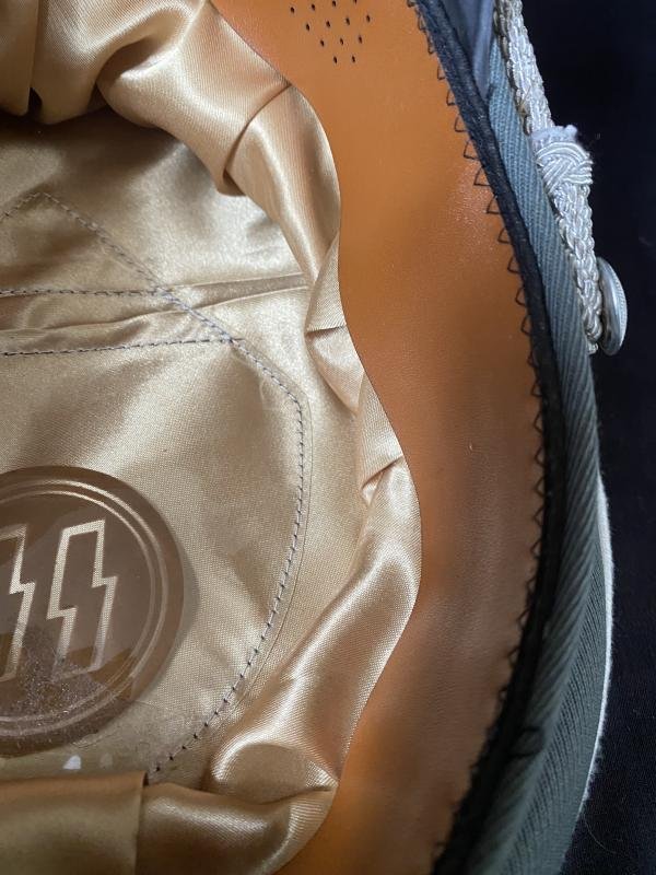 REPRODUCTION WW2 GERMAN SS INFANTRY VISOR CAP — image 9