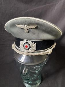 REPRODUCTION WW2 GERMAN SS INFANTRY VISOR CAP