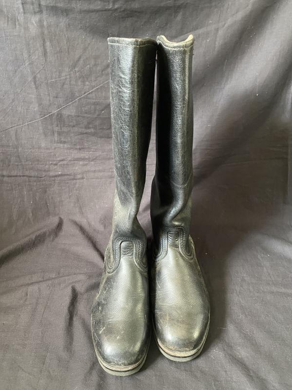 SOVIET/RUSSIAN CALFSKIN ARMY BOOTS (SIZE 10) — image 3