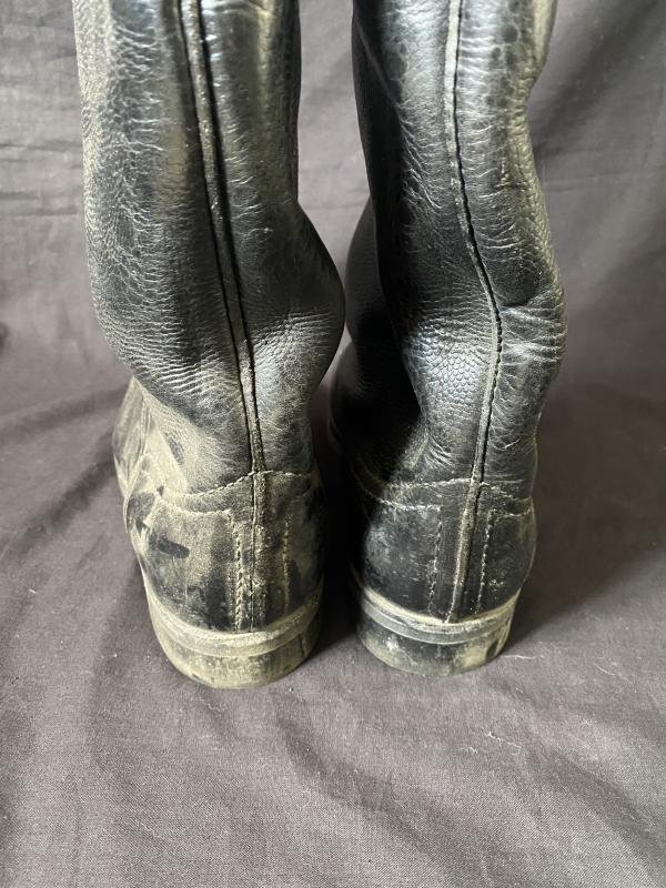 SOVIET/RUSSIAN CALFSKIN ARMY BOOTS (SIZE 10) — image 4