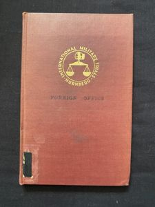 (Was £35) NATIONAL MILITARY TRIALS NURNBERG 'NAZI CONSPIRACY AND AGGRESSION'