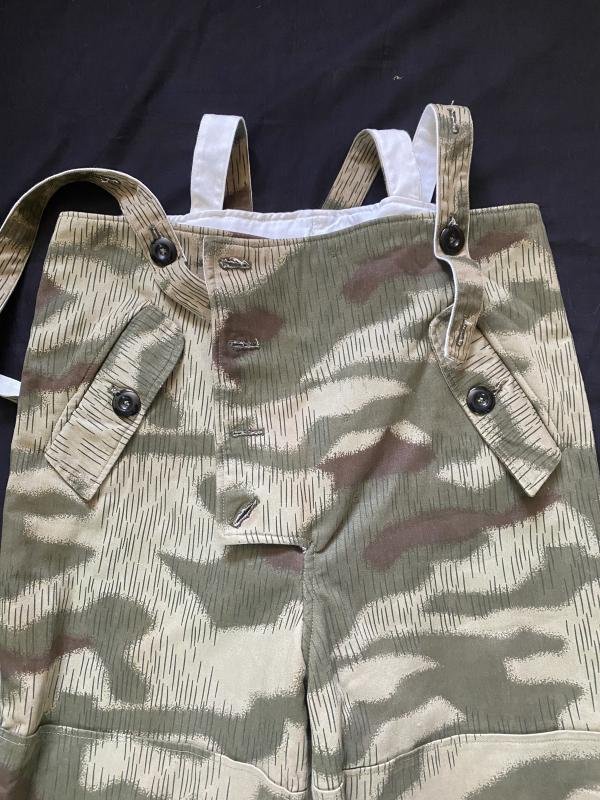 (Was £75) REPRODUCTION WW2 GERMAN REVERSIBLE CAMO PARKA TROUSERS — image 2