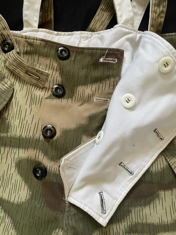 (Was £75) REPRODUCTION WW2 GERMAN REVERSIBLE CAMO PARKA TROUSERS — image 3