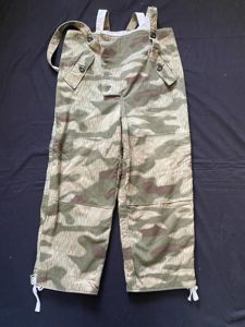 (Was £75) REPRODUCTION WW2 GERMAN REVERSIBLE CAMO PARKA TROUSERS