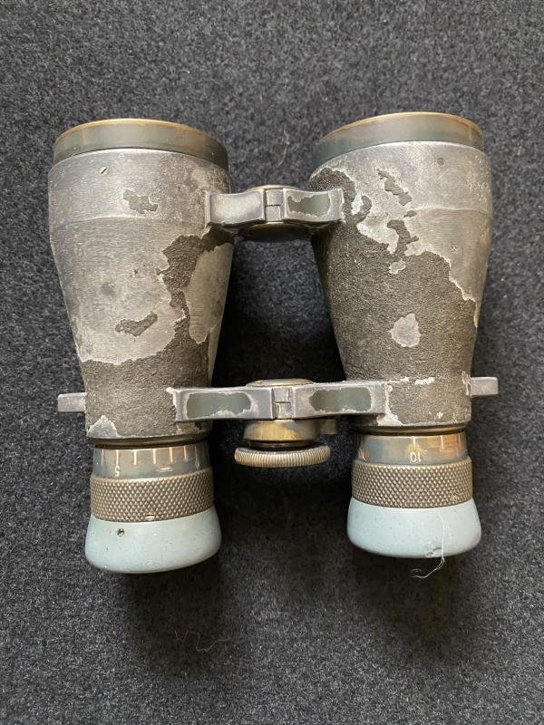 WW1 1916 DATED GERMAN EMIL BUSCH A-G RATHENOW, FERNGLAS 08, MILITARY BINOCULARS — image 2