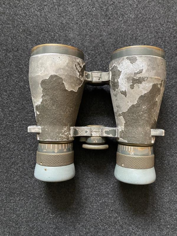 WW1 1916 DATED GERMAN EMIL BUSCH A-G RATHENOW, FERNGLAS 08, MILITARY BINOCULARS — image 3