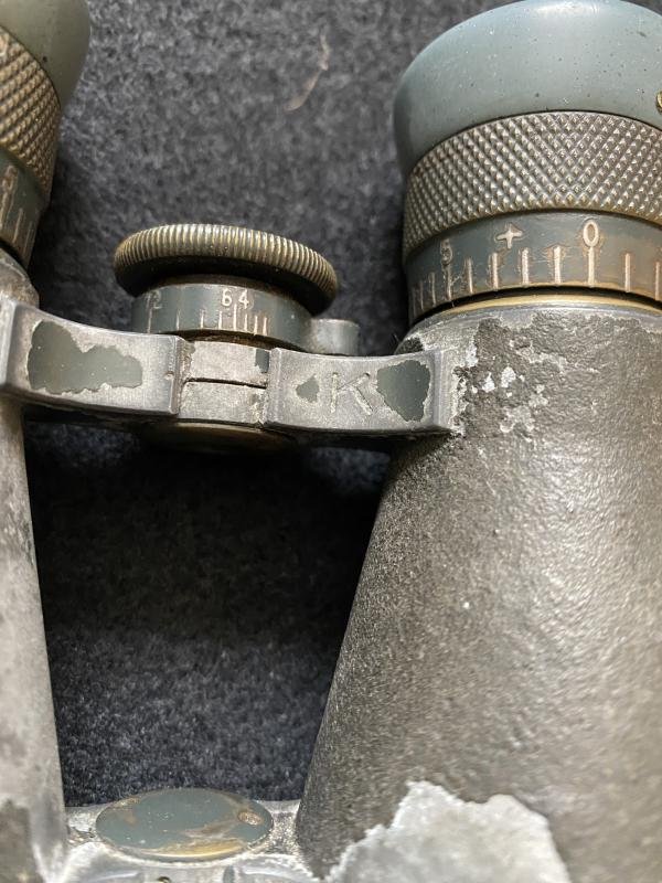 WW1 1916 DATED GERMAN EMIL BUSCH A-G RATHENOW, FERNGLAS 08, MILITARY BINOCULARS — image 6