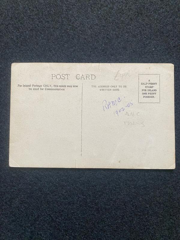 1902-1905 POSTCARD OF THE MILITARY FOOTBALL TEAM — image 2