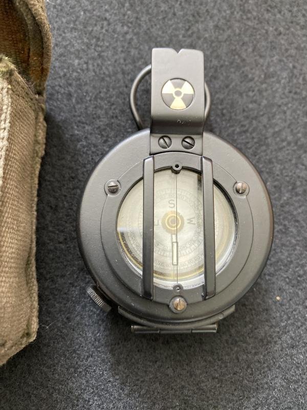 (Was £275) BRITISH FRANCIS BARKER M-73 COMPASS INA 58 PATTERN POUCH — image 2