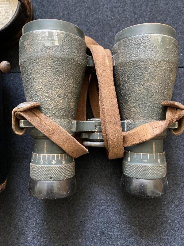 WW1 1918 DATED GERMAN EMIL BUSCH A-G RATHENOW FERNGLAS 08 BINOCULARS — image 2